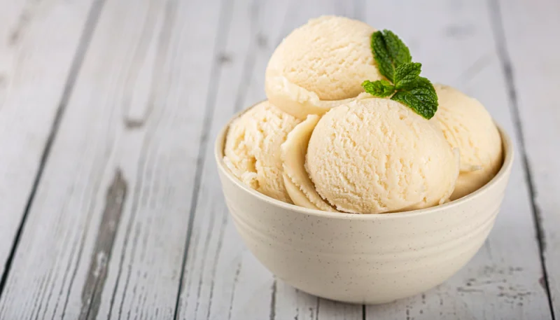 Glace à la vanille