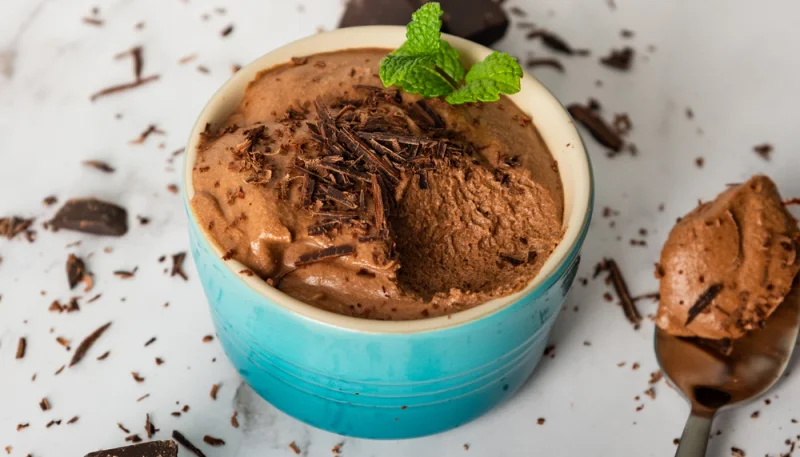 Mousse au chocolat vegan