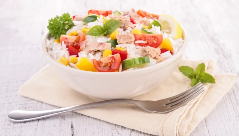 Salade de riz au thon