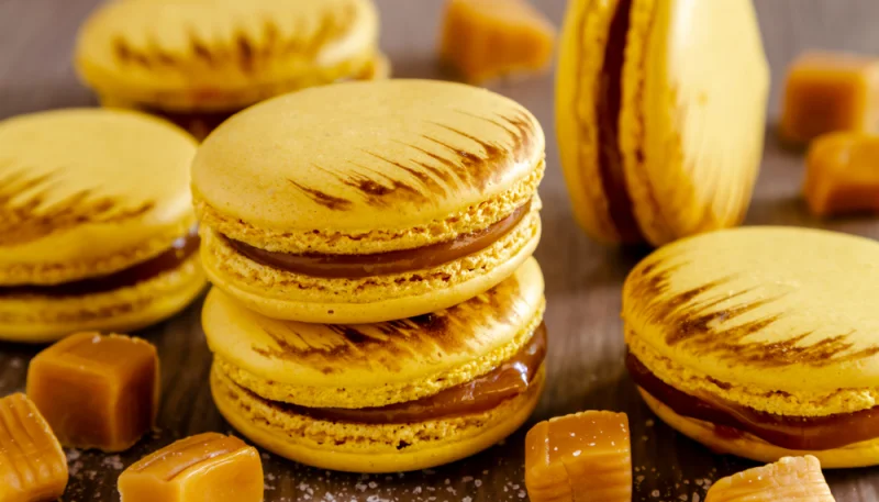 Macarons au caramel au beurre salé