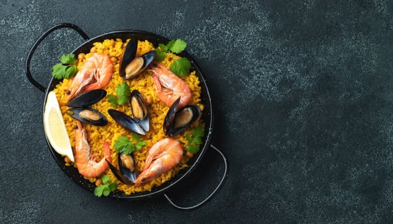 Paëlla aux fruits de mer
