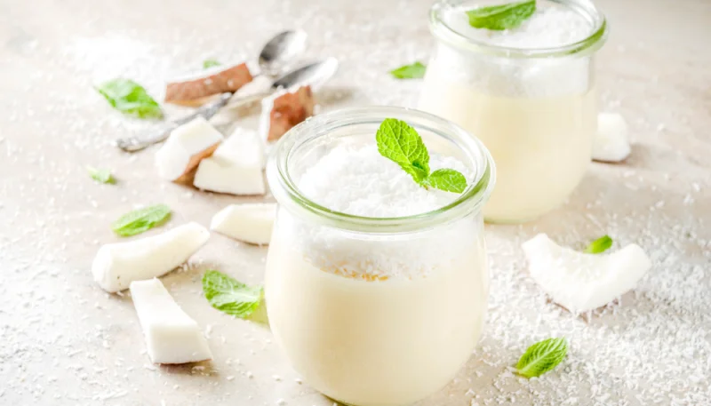 Panna cotta au lait de coco
