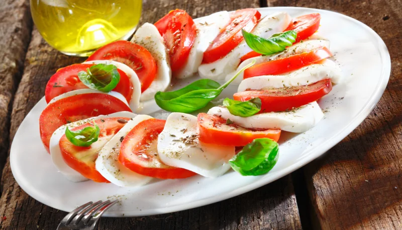 Salade de tomates mozzarella