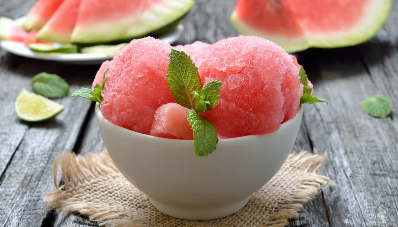 Sorbet à la pastèque