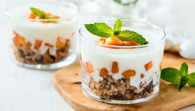 Tiramisu à la pêche