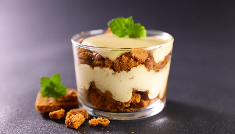 Tiramisu aux spéculoos et au caramel