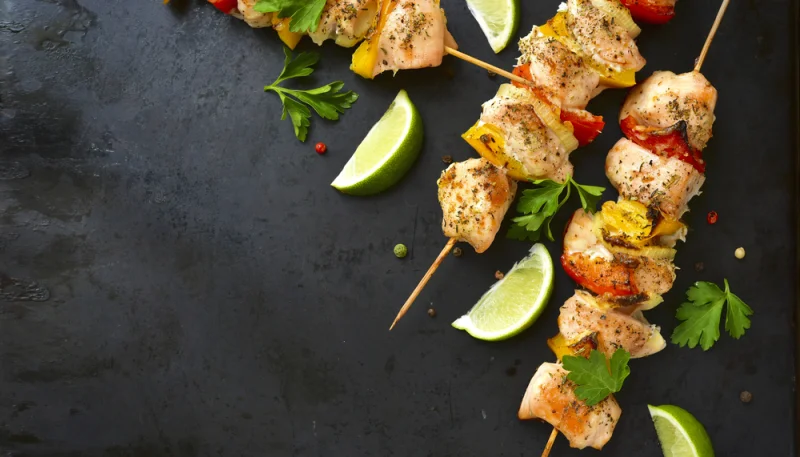 Brochettes de poulet