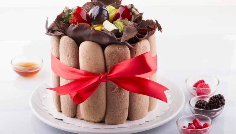 Charlotte poire chocolat