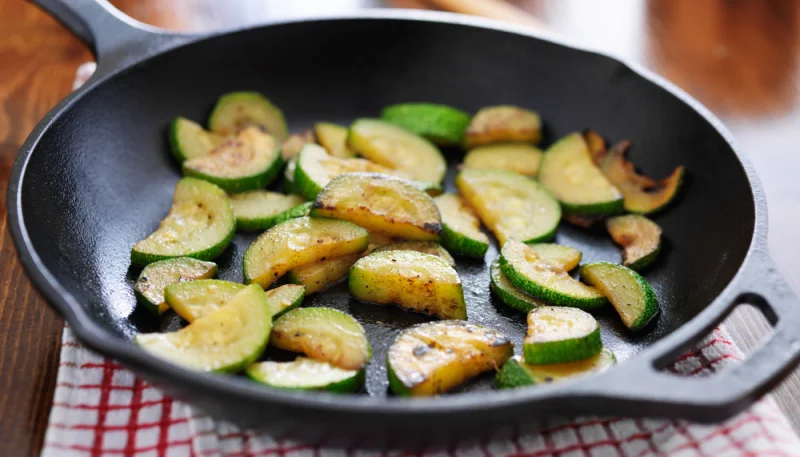 Courgettes à la poêle