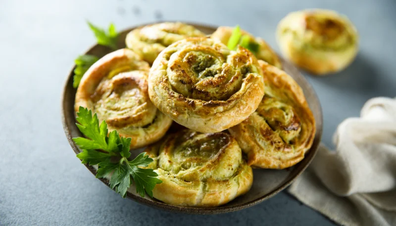 Feuilletés au pesto