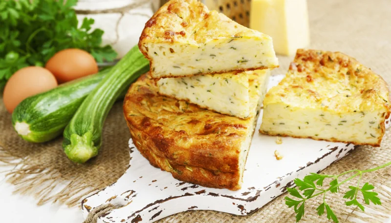 Flan de courgettes
