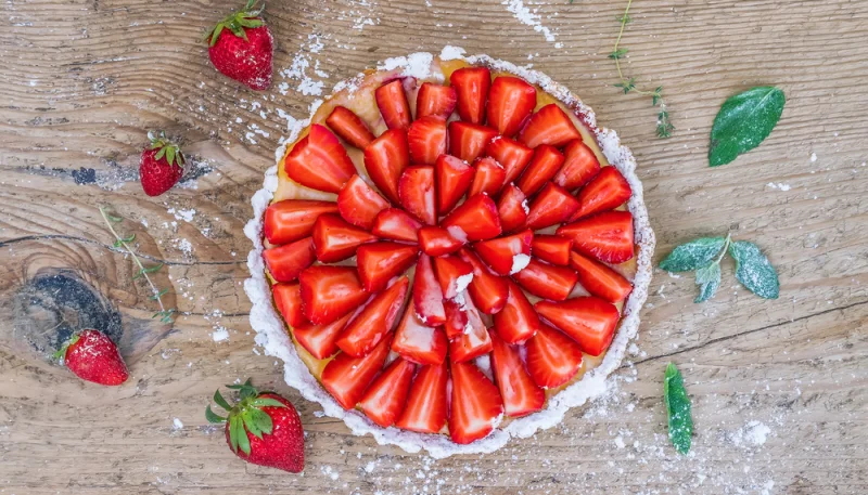 Tarte fraise mascarpone