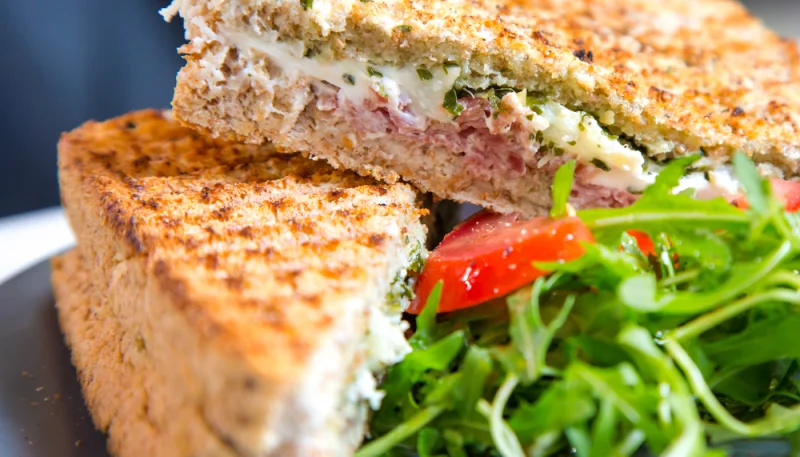 Croque monsieur aux sardines