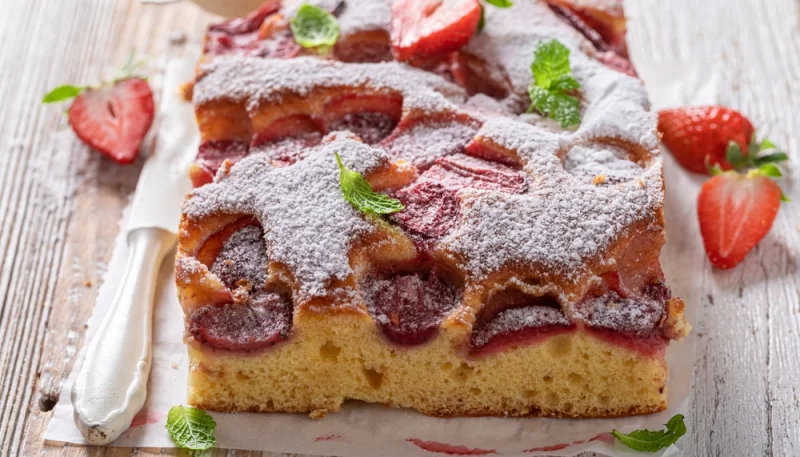 Gâteau aux fraises