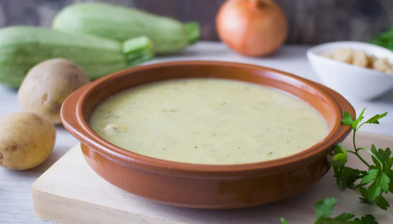 Purée de courgettes et pommes de terre