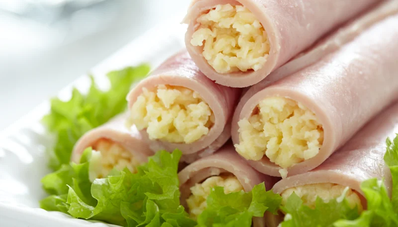 Roulés au jambon