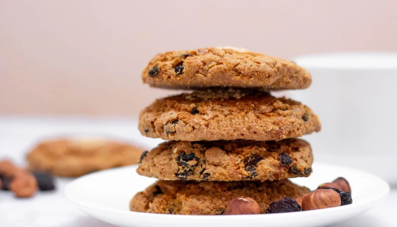 Sablés aux raisins secs