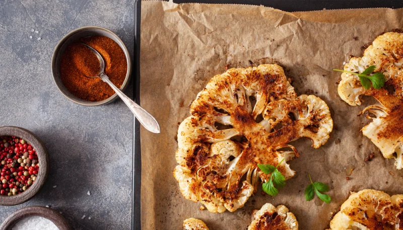 Steaks de chou-fleur