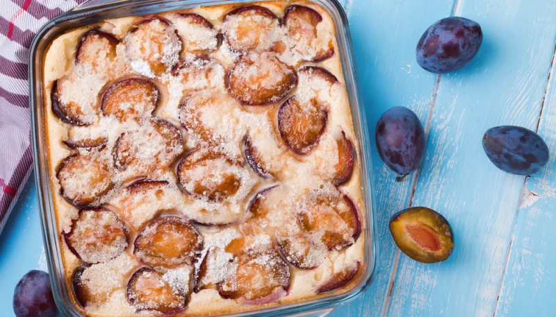 Clafoutis aux prunes au Thermomix