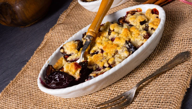 Crumble de prunes