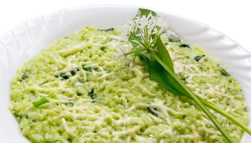 Risotto aux poireaux