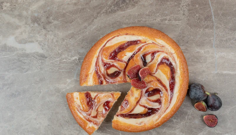 Tarte aux figues et vanille