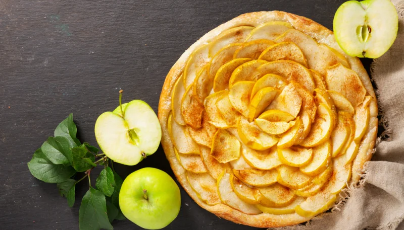 Tarte aux pommes sans sucre