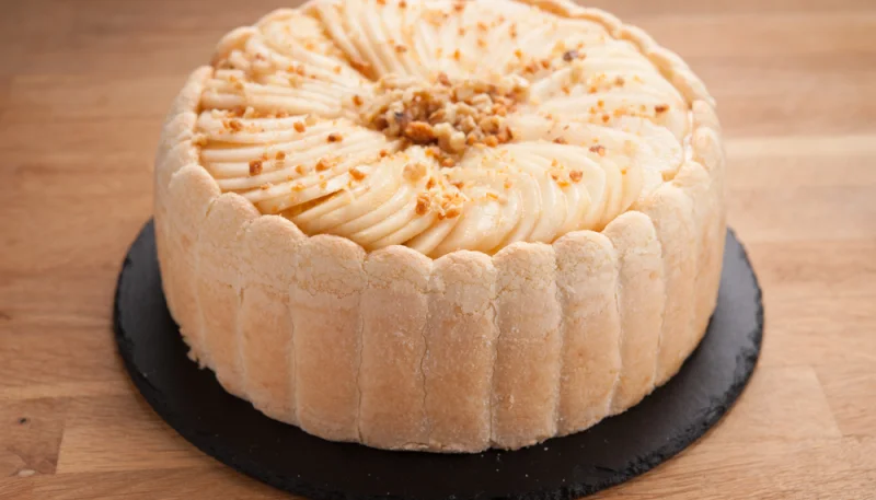 Charlotte poire pain d'épices