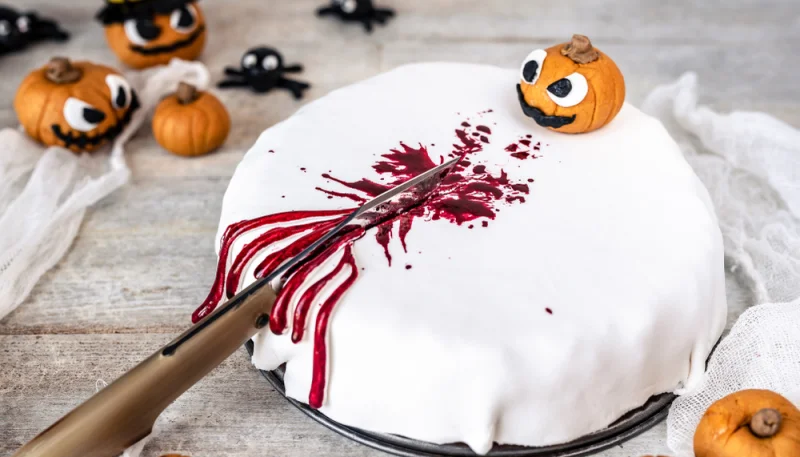Gâteau ensanglanté pour Hallowen