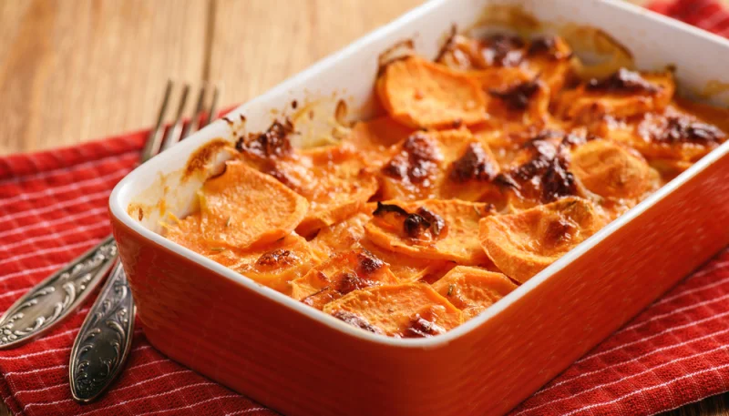 Gratin butternut patate douce
