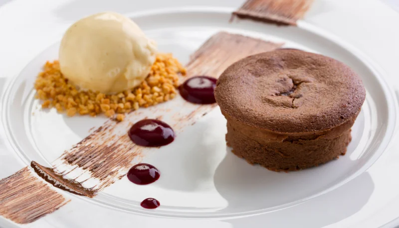 Moelleux chicorée et chocolat blanc