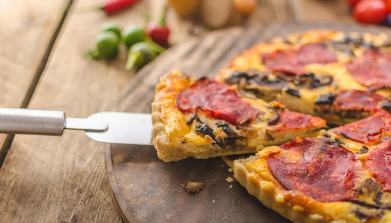 Quiche lorraine au chorizo