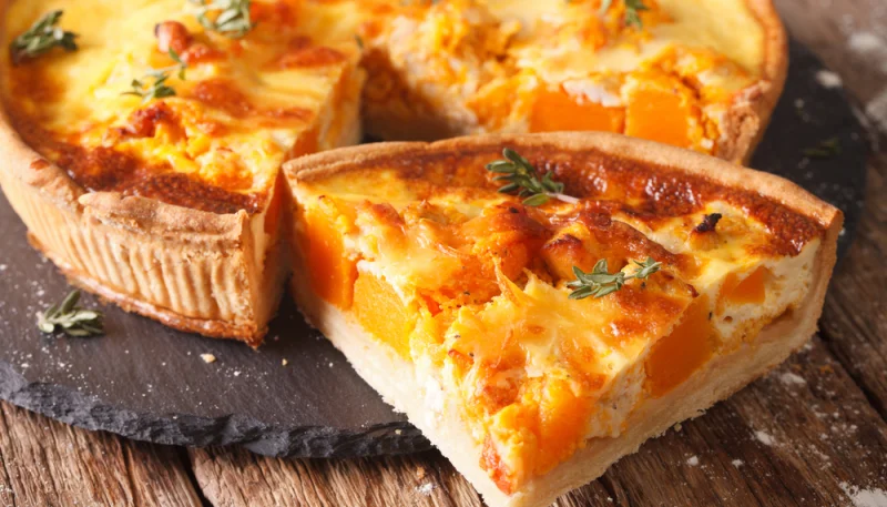 Quiche patate douce feta