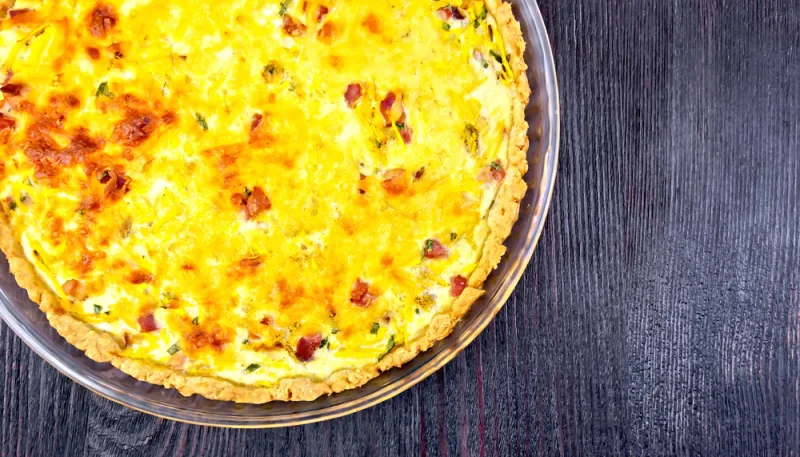 Quiche potiron jambon