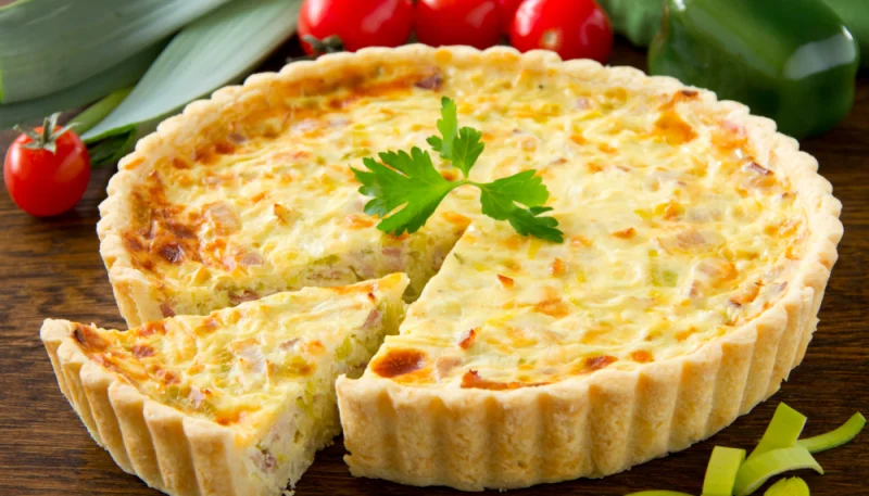 Quiche au saumon façon lorraine