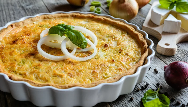 Tarte à l'oignon rapide