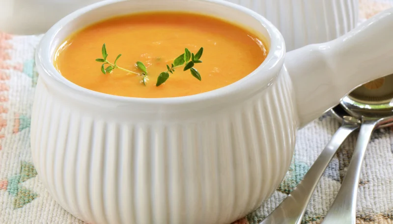 Velouté patate douce carotte