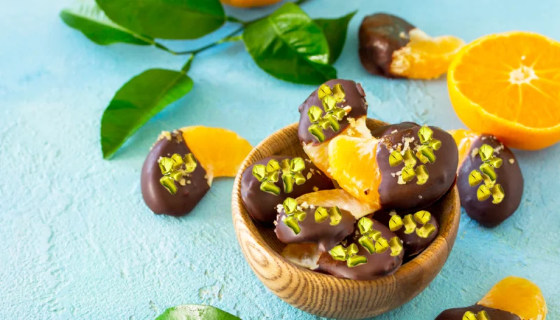 Clémentines chocolat pistache