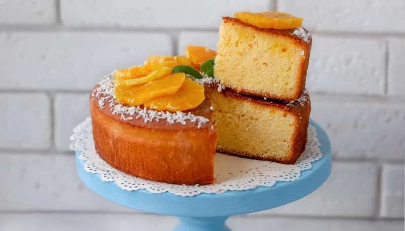 Gâteau moelleux à la clémentine