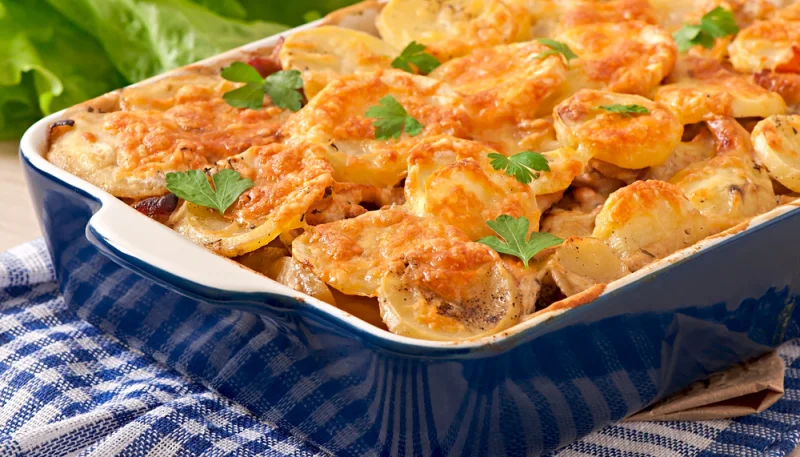 Gratin de carottes et fromage de chèvre