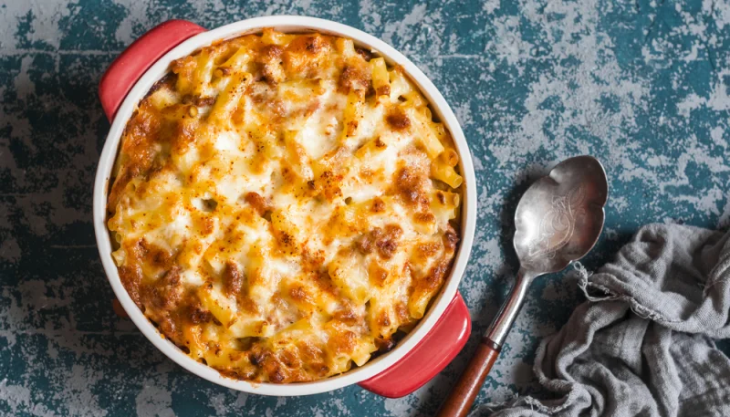 Gratin de pâtes à la raclette