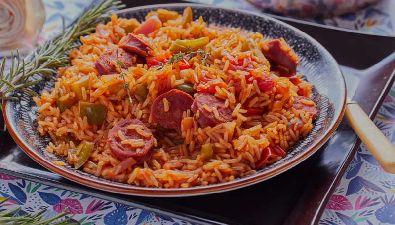 Riz chorizo poivron
