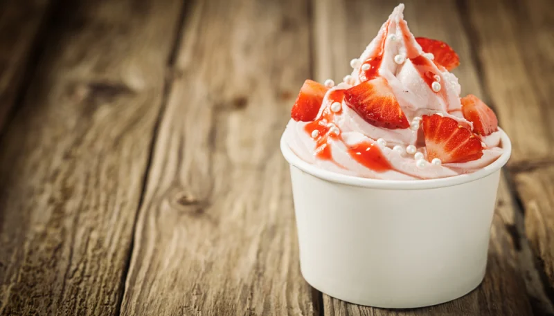 Sundae aux fruits rouges