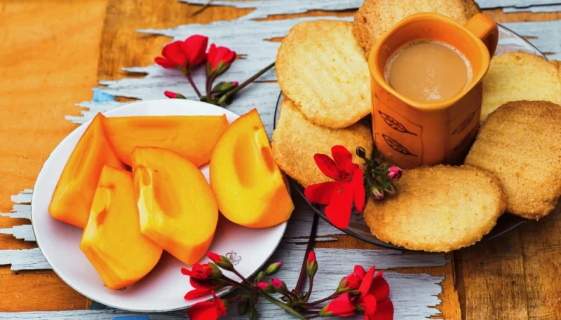 Biscuits moelleux au kaki