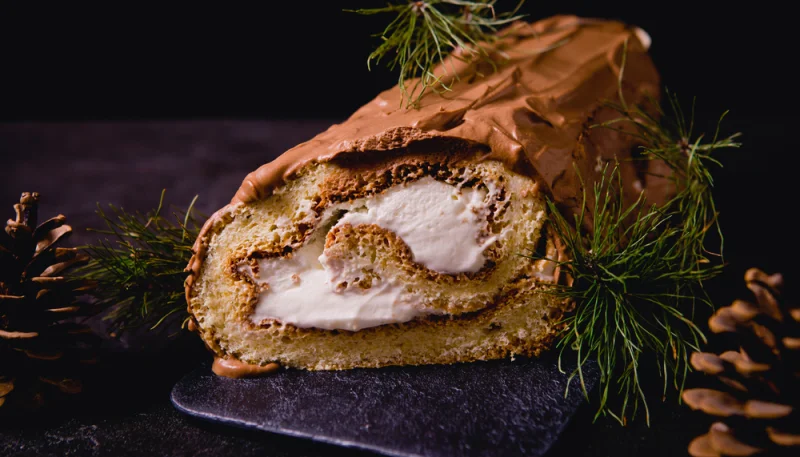 Bûche poire chocolat