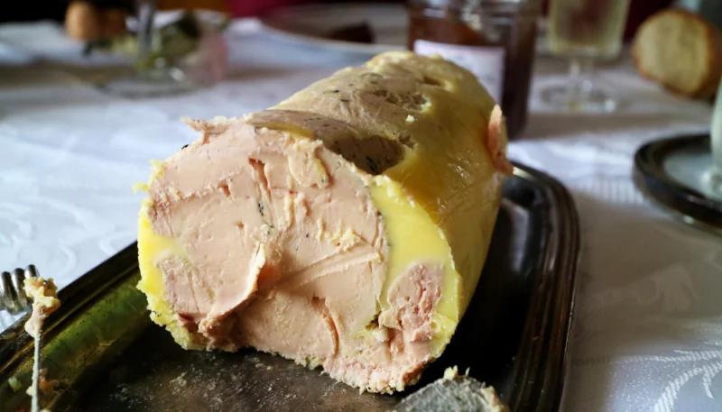 Foie gras maison au torchon
