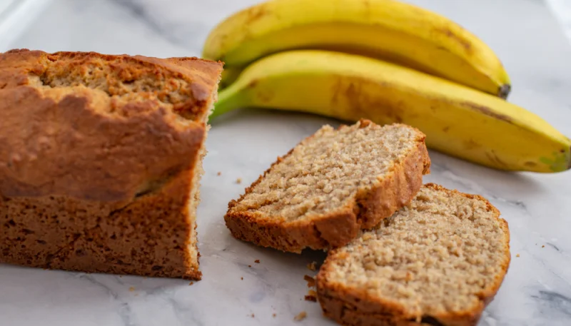 Gâteau à la banane et à la vanille