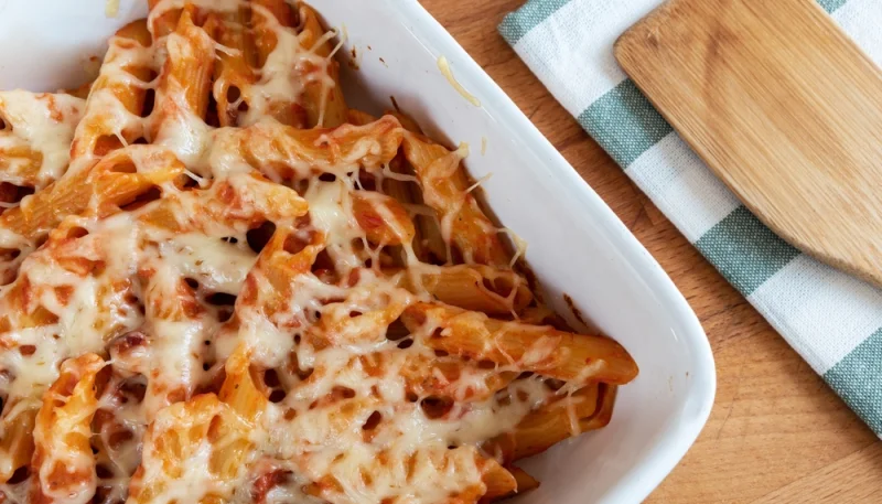 Gratin de pâtes au chorizo