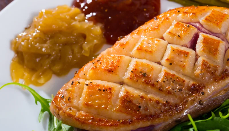Magrets de canard au miel au four