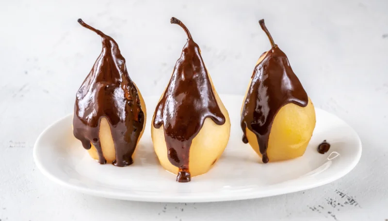 Poires au chocolat